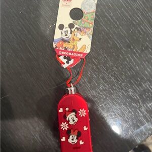 Disney Red Mickey Mouse Holiday Ornament
